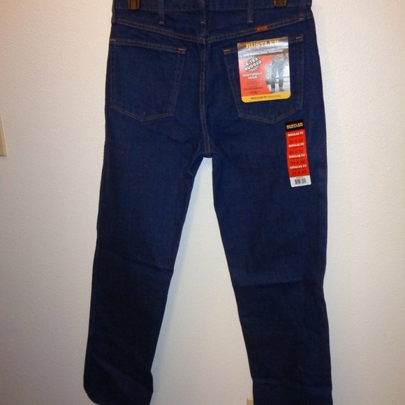 Rustler Other - Rustler Men's Jeans Size 34 x 32 Regular Fit Straight Leg X-TRA Rugged